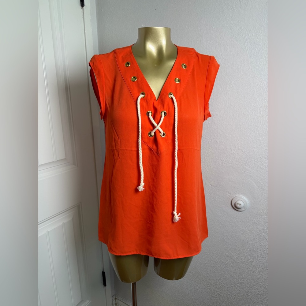THE LIMITED Orange Blouse XS